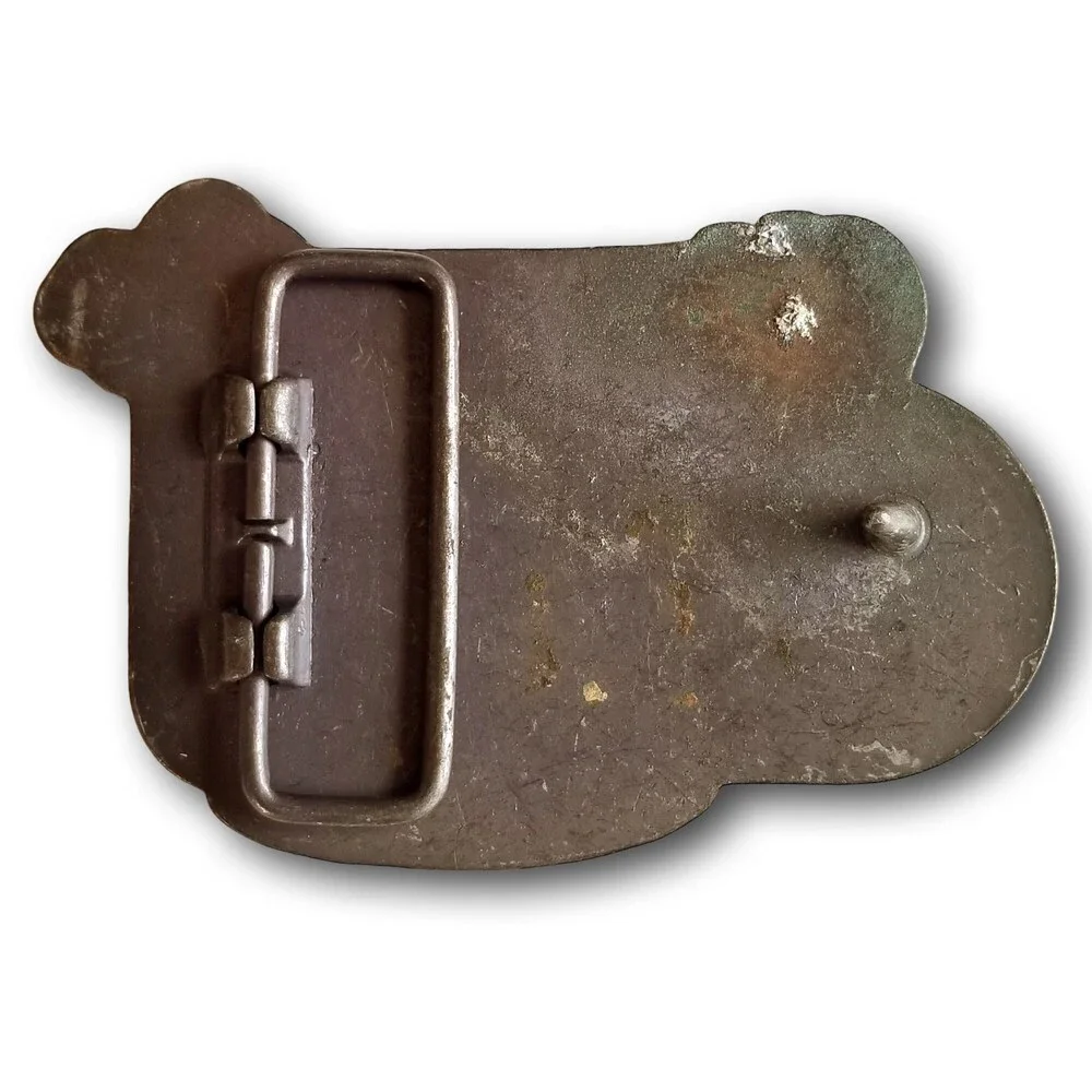 Vintage Belt Buckle Bluegrass Music Banjo‎ Guitar Fiddle Violin Gold Color Gift